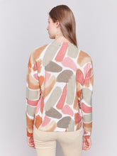 Load image into Gallery viewer, Reversible Printed Sweater in Spruce by Charlie B
