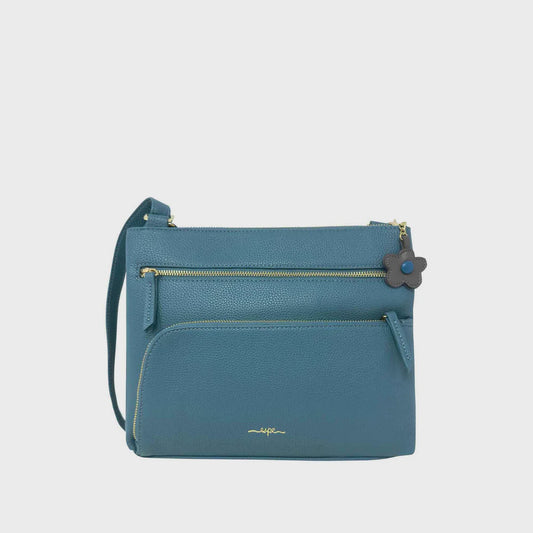 Citron Messenger Bag in Blue