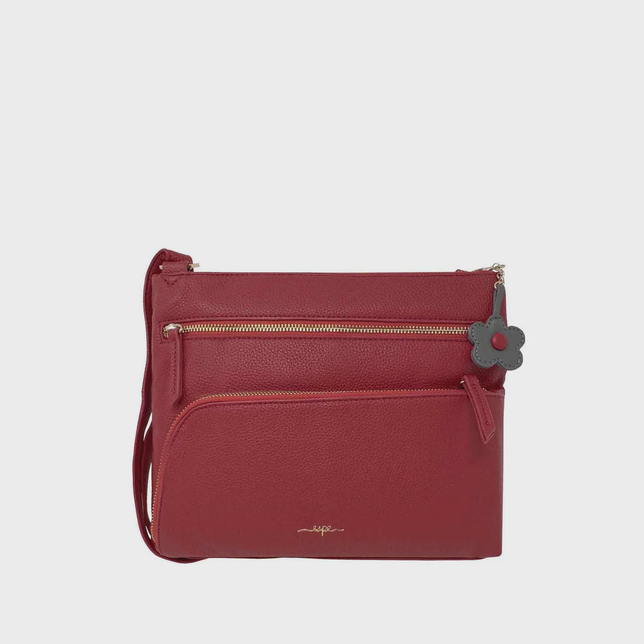 Citron Messenger Bag in Red