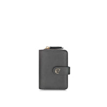 Load image into Gallery viewer, Cora Small Zip Wallet in Grey by Espe
