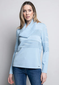 Pintuck Textured Top by Picadilly (available in plus sizes)