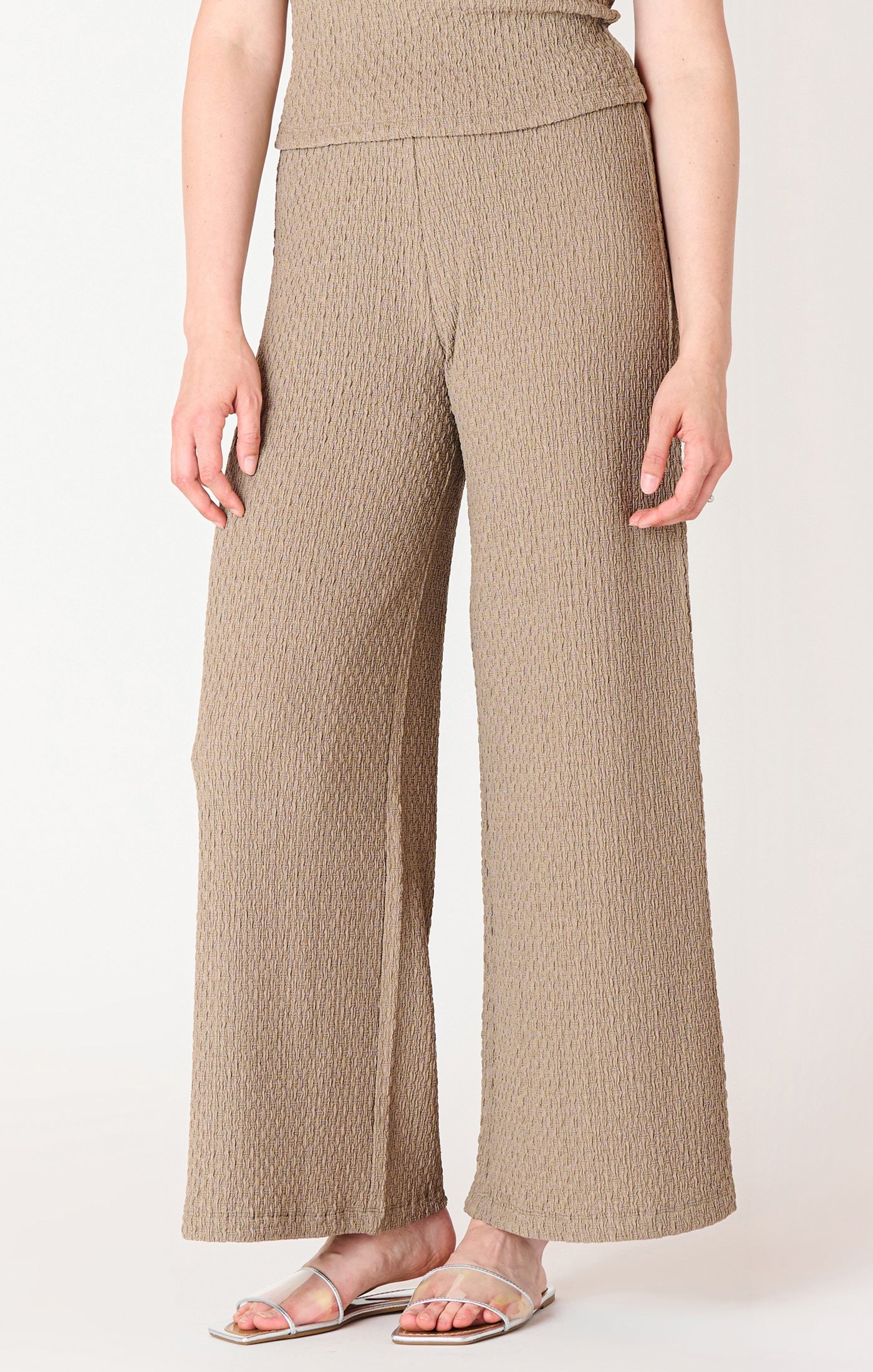 TAUPE FLOWY PANTS