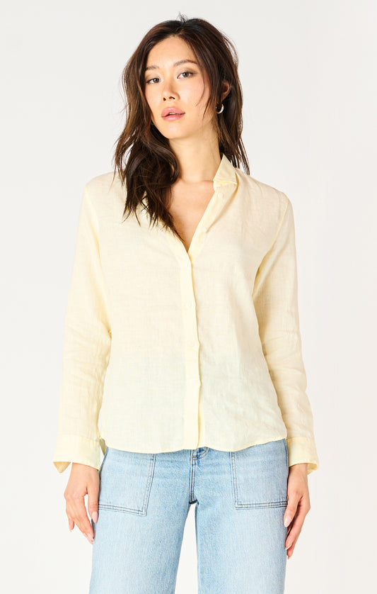 LEMON BUTTON UP BLOUSE