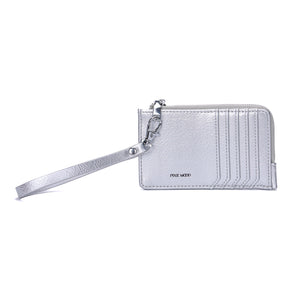 QUINN CARD WALLET in Silver