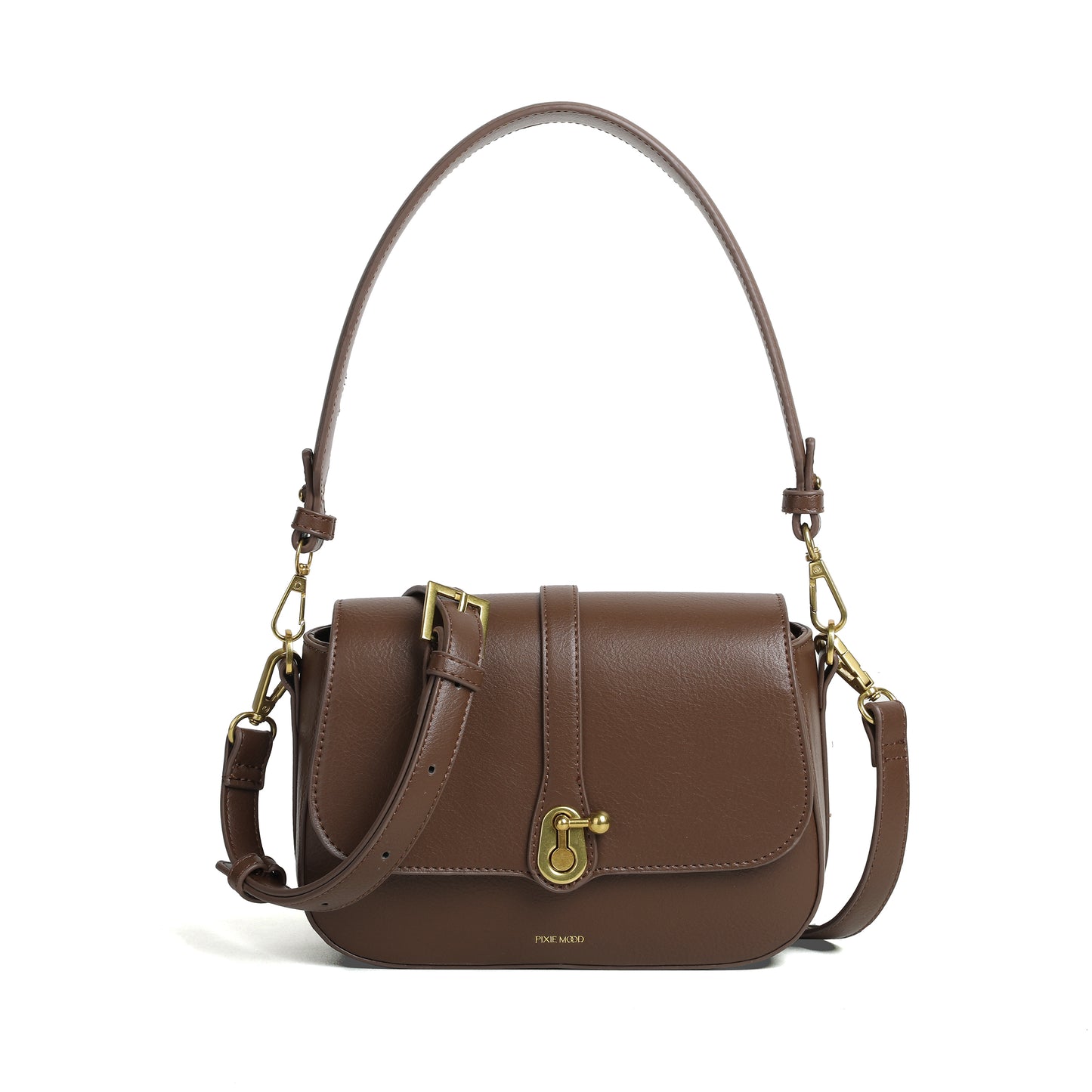 ATHENA SADDLE BAG in Espresso