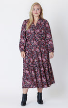 Load image into Gallery viewer, WRAP MIDI DRESS by Dex (available in plus sizes)
