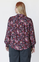 Load image into Gallery viewer, RUFFLE DETAIL TIE-FRONT BLOUSE by Dex
