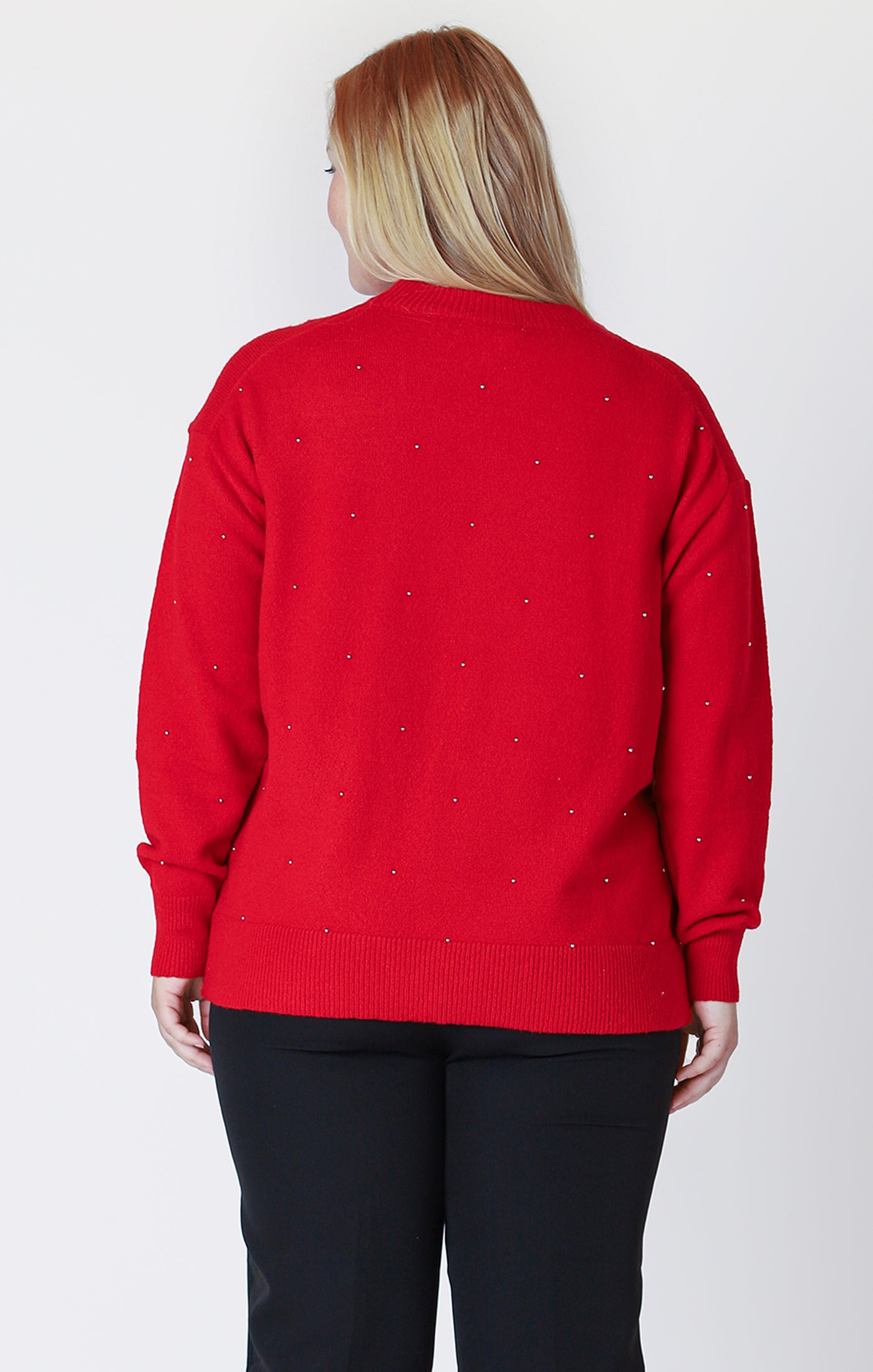 EMBELLISHED SWEATER by Dex