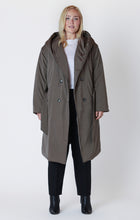 Load image into Gallery viewer, PUFFER TRENCH COAT by Dex (available in plus sizes)
