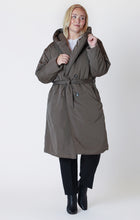 Load image into Gallery viewer, PUFFER TRENCH COAT by Dex (available in plus sizes)
