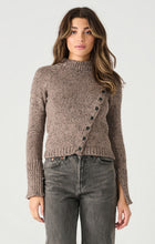 Load image into Gallery viewer, ASYMMETRIC BUTTONED SWEATER by Dex
