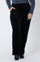 Load image into Gallery viewer, WIDE LEG VELOUR PANT (available in plus sizes) by Dex
