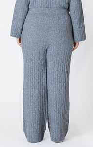 PULL ON CABLE KNIT SWEATER PANT (available in plus sizes) by Dex