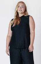 Load image into Gallery viewer, MOCKNECK PLEATED TOP (available in plus sizes) by Dex
