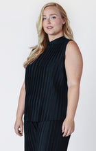 Load image into Gallery viewer, MOCKNECK PLEATED TOP (available in plus sizes) by Dex
