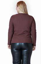 Load image into Gallery viewer, TEXTURED TWIST FRONT TOP (available in plus sizes) by Dex
