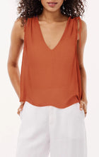 Load image into Gallery viewer, V-NECK TIE SHOULDER TOP by Dex (available in plus sizes)
