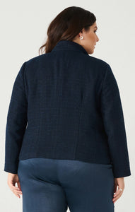 TEXTURED POCKET DETAIL JACKET by Dex (available in plus sizes)