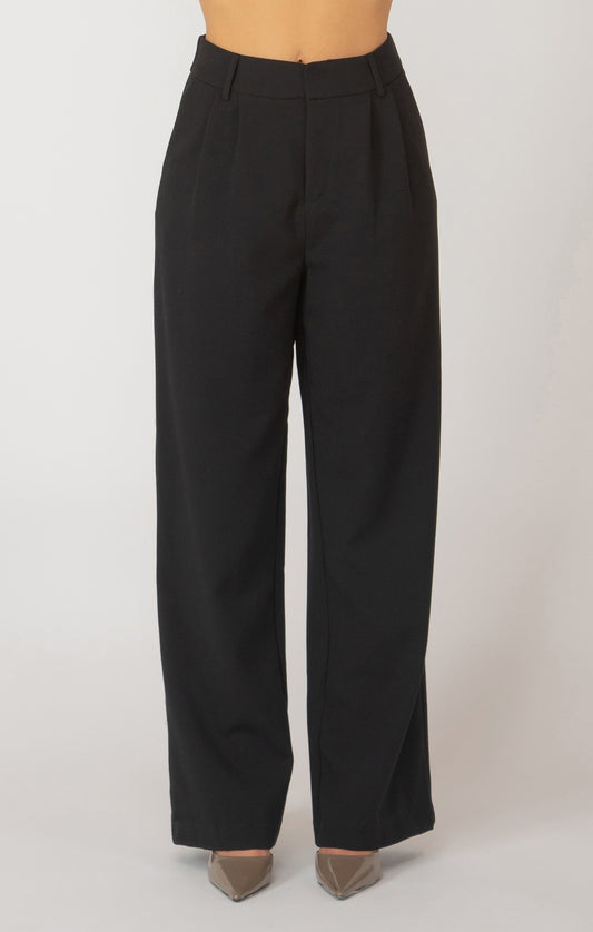 Wide Leg BlackTrouser by Dex (available in plus sizes)