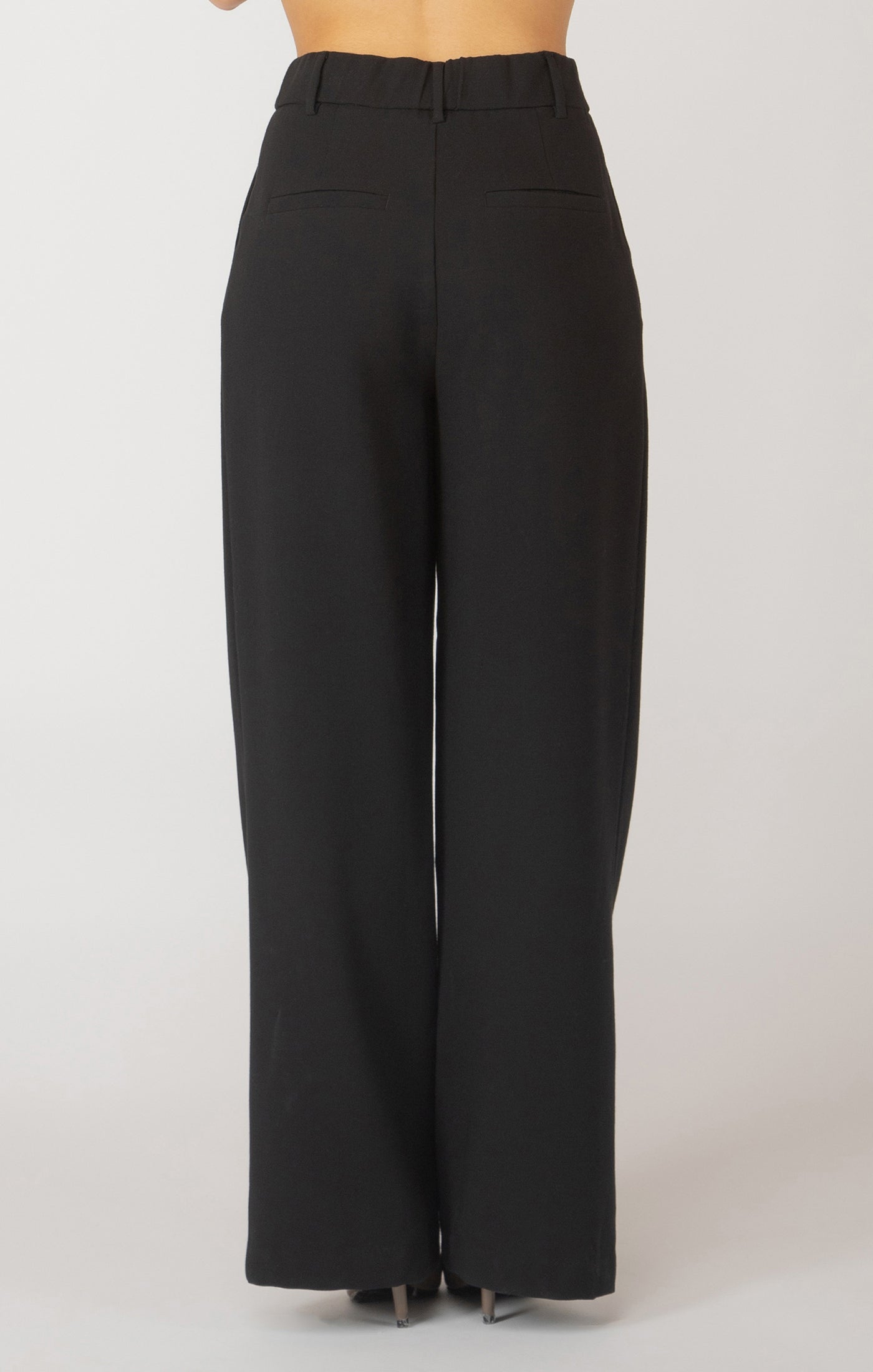 Wide Leg BlackTrouser by Dex (available in plus sizes)