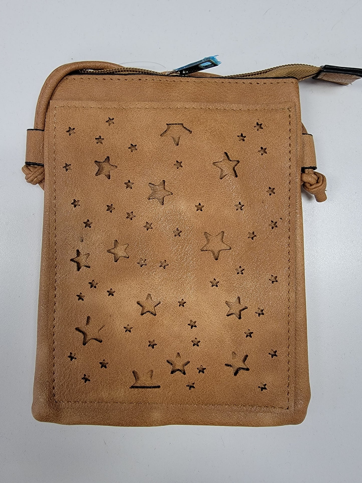 Stars Crossbody Faux Leather Purse