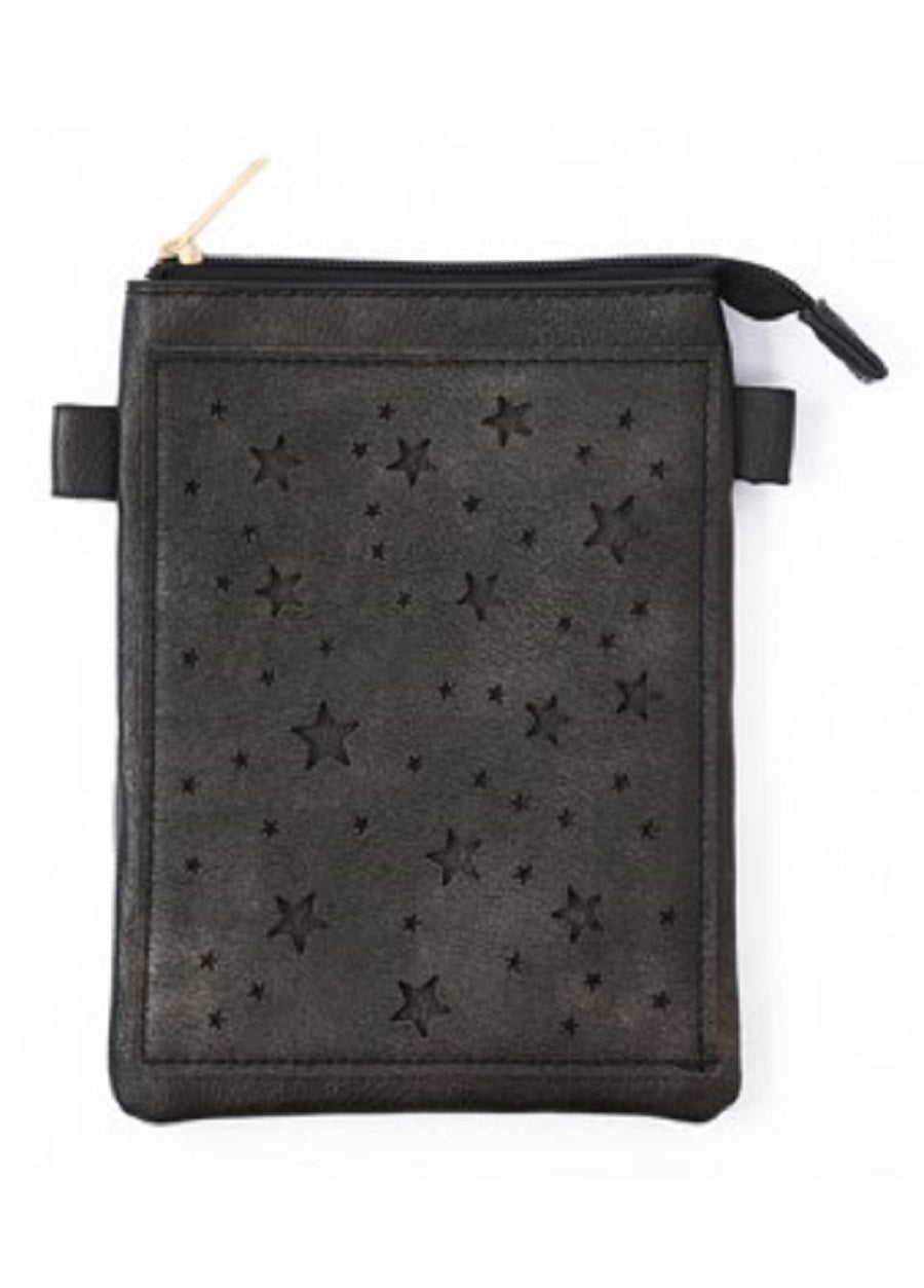 Stars Crossbody Faux Leather Purse