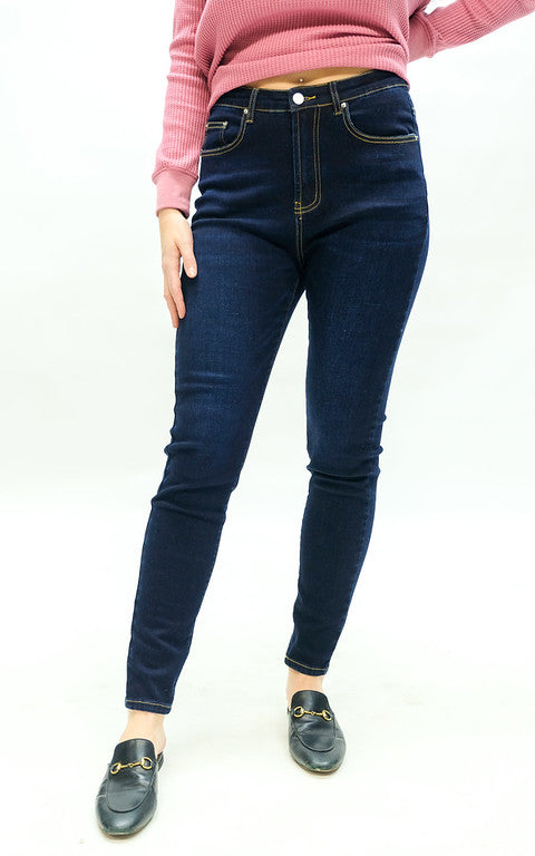 Dark Denim Skinny Jeans by Pretty woman (available in plus sizes)