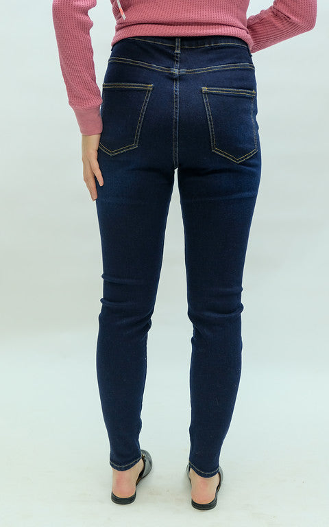 Dark Denim Skinny Jeans by Pretty woman (available in plus sizes)